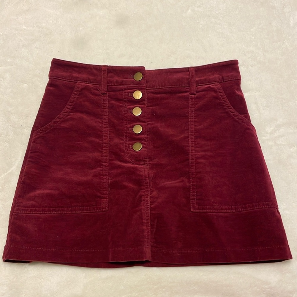Maroon Skirt